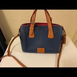 Dooney and Bourke blue large satchel